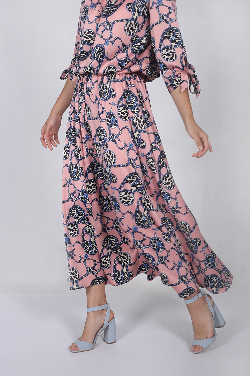 Довга сукня рожева L day, Лдей, Эл Дей, lday.shop 068-053-55-75