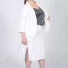 Летний костюм белый с юбкой и топом plus size L day, Лдей, Эл Дей, lday.shop 063-515-87-32